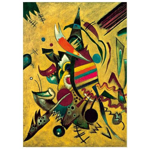 D-Toys 1000 Piece Jigsaw Puzzle - Kandinsky Abstract Art Puzzle for Adults, Challenging Brain Teaser Game, Perfect for Home Decor & Family Game Night
