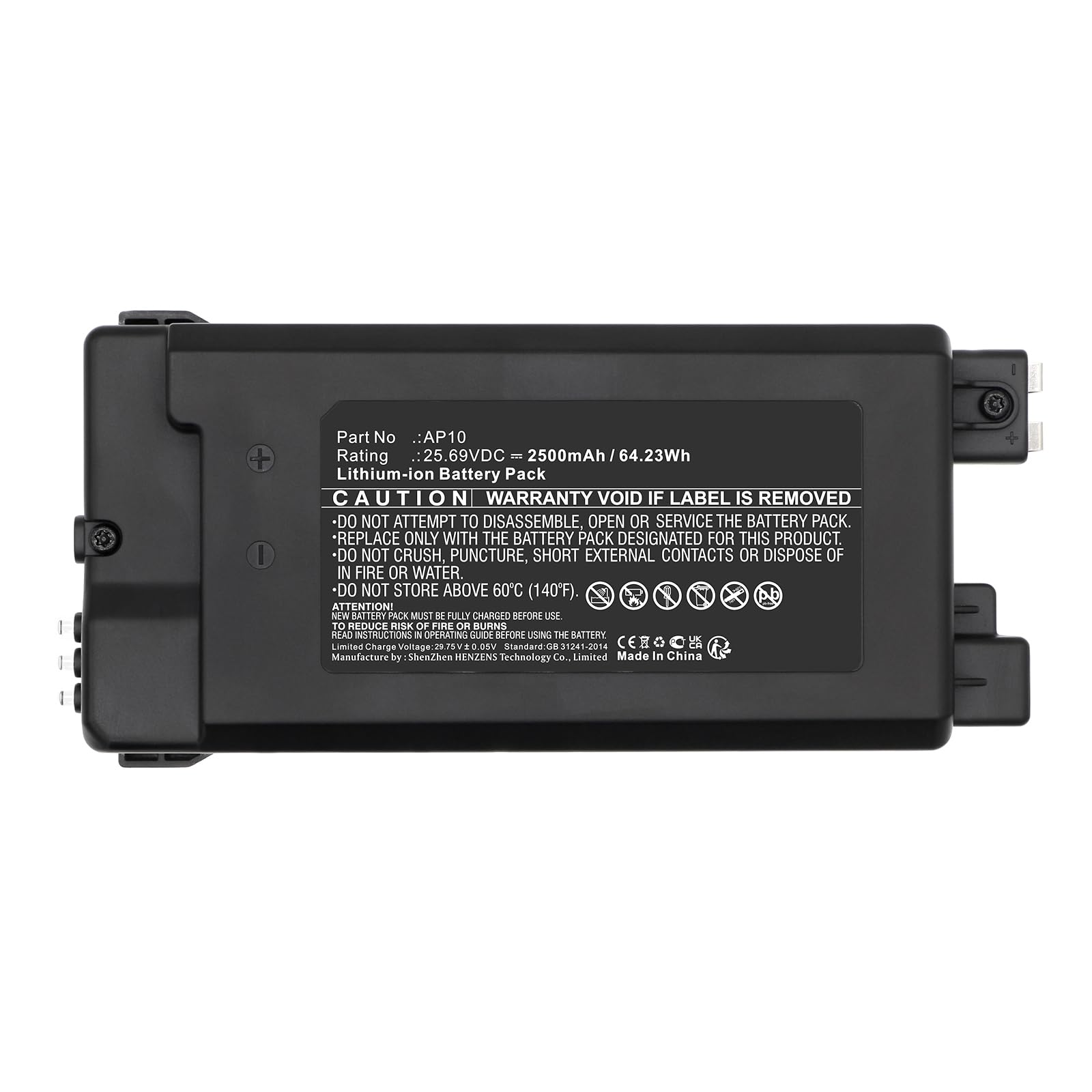 Synergy Digital Replacement Battery for Miele Duoflex Cat & Dog Vacuum Cleaner - 25.69V 2500mAh Li-ion High Capacity AP10 Compatible Battery - Perfect for Pet Hair Cleaning and Home Deep Cleaning