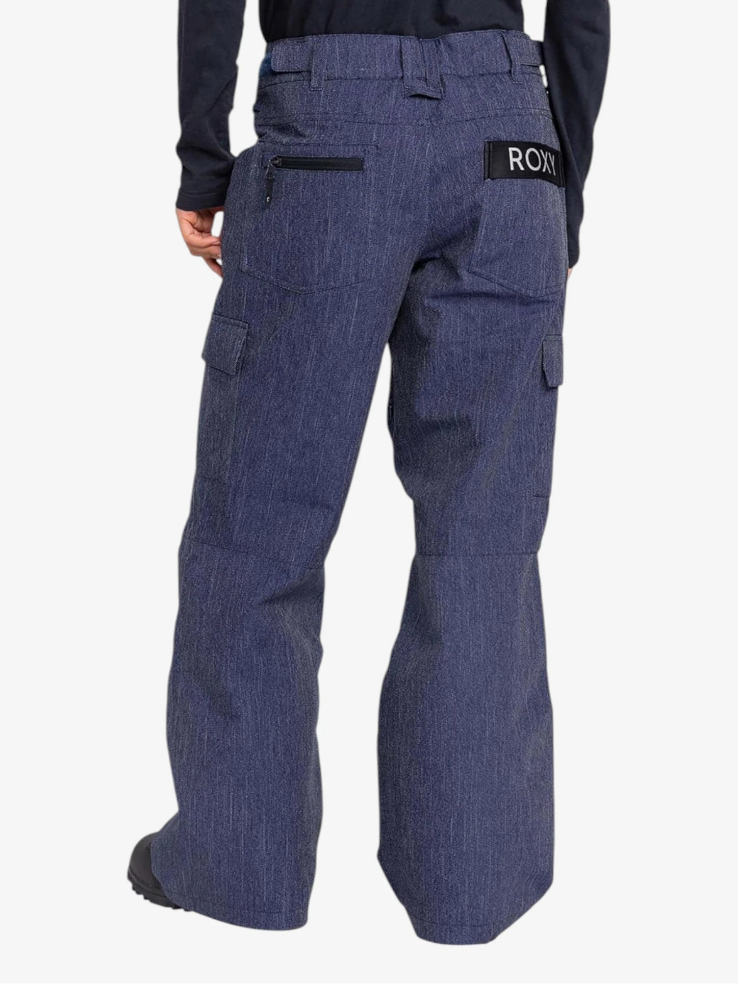 ROXY Women's Snow Journey Blue Snow Pants - Waterproof, Insulated Ski & Snowboard Pants for Winter Sports & Outdoor Adventures