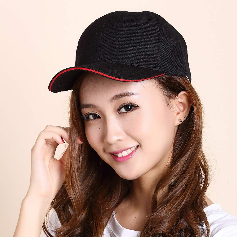 Women's Cotton Baseball Cap for Ponytail & High Bun - Adjustable Sun Hat for Golf, Running, Hiking & Outdoor Activities