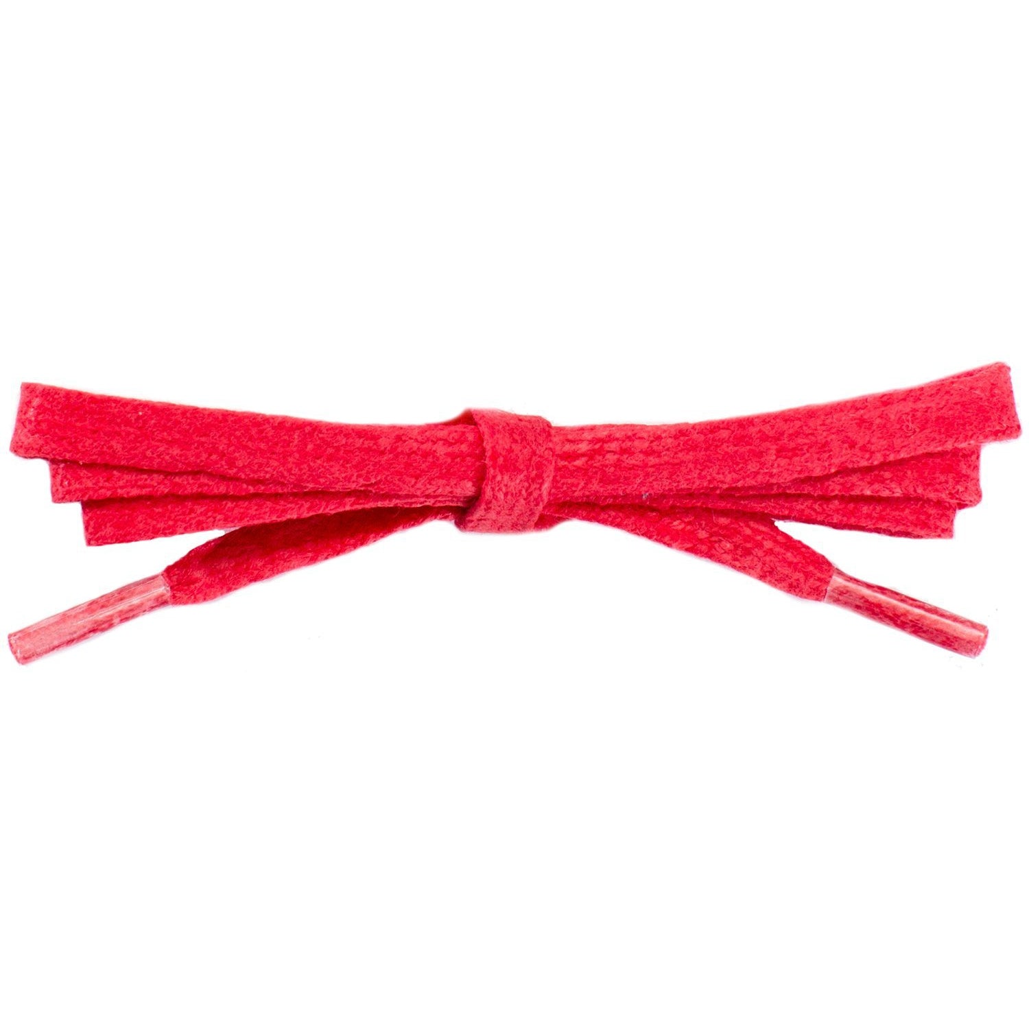 Premium Waxed Cotton 1/4 Inch Flat Dress Shoelaces - Red (100 Yards) | Durable & Stylish for Dress Shoes, Boots & Formal Wear