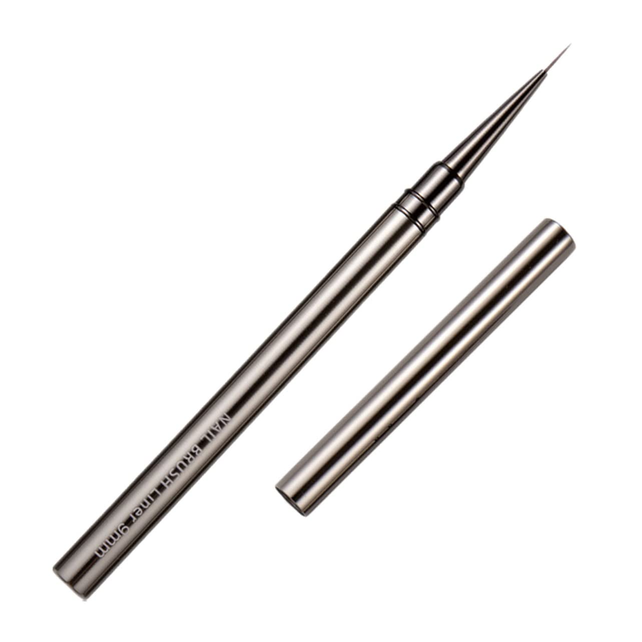 3pcs Minkissy Nail Art Drawing Pen Set - Ultra Fine Metal Tip Manicure Brush for Gel Polish & Eyeliner | Professional Nail Liner Tools for Salon & Home DIY Nail Designs