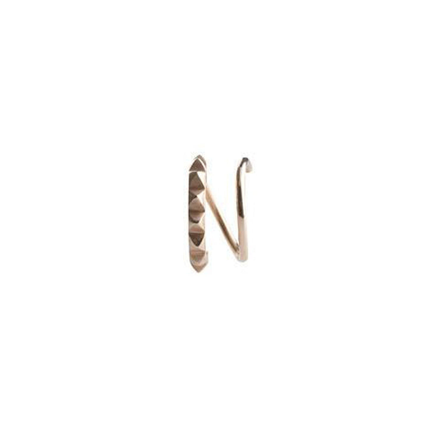 Klaxon Twirl Rose Gold Earrings for Women - Elegant Dangle Hoop Earrings for Party, Wedding & Everyday Wear