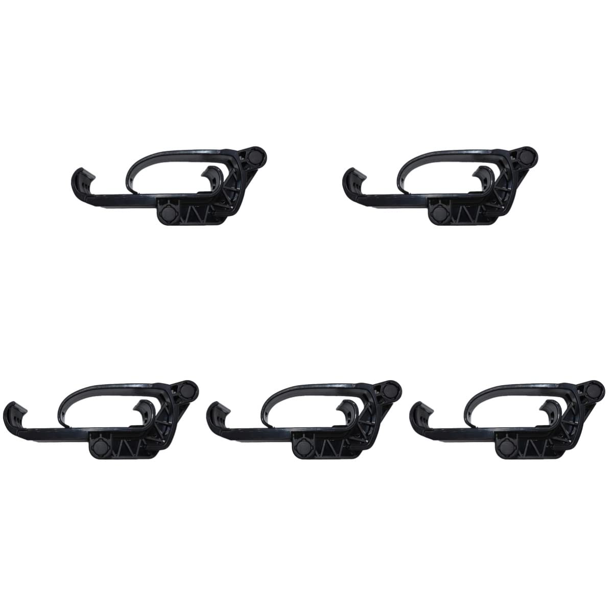 SOLUSTRE 5pcs Gamepad Playstand Clamp - Durable Game Console Controller Rack for Organized Gaming Setup at Home or Office