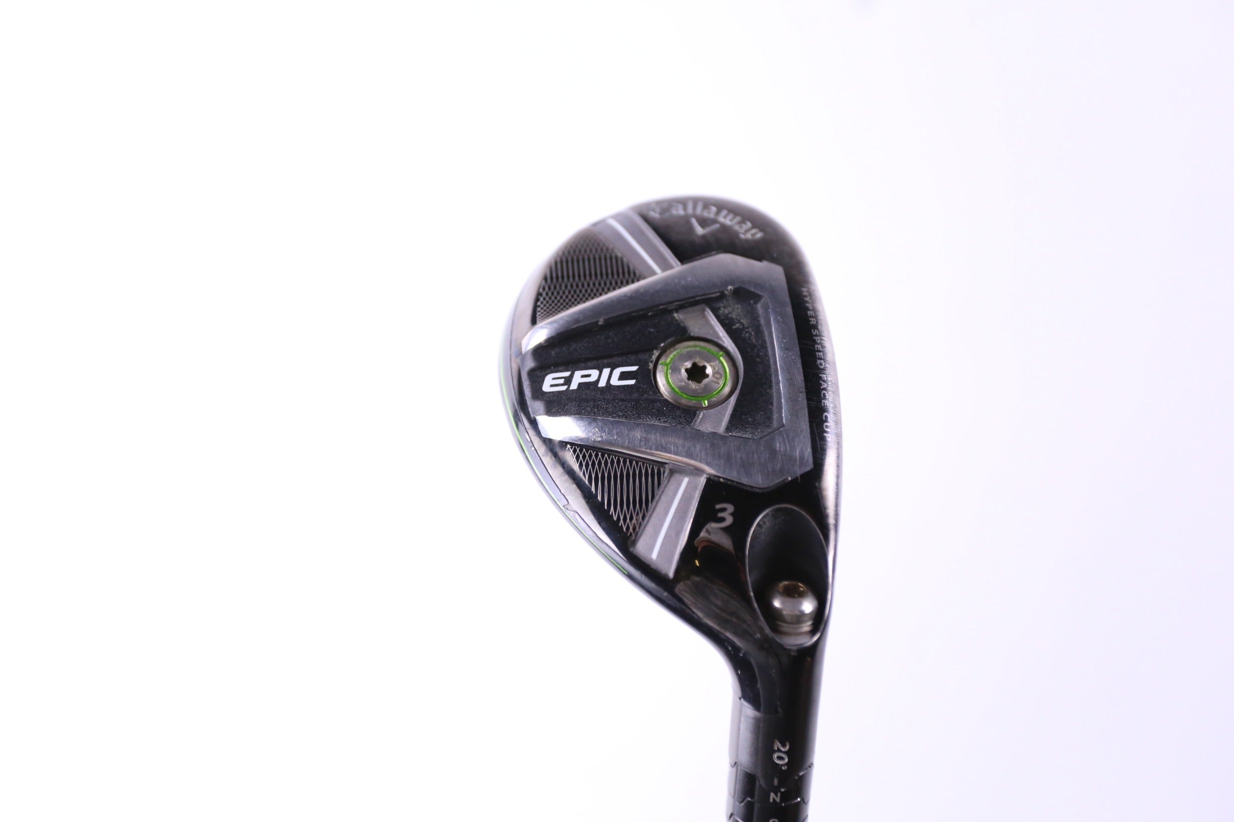 Used Callaway Epic 3H Hybrid Golf Club - Right Handed, 20 Degrees, Stiff Flex - Perfect for Mid-Handicap Golfers & Driving Range Practice