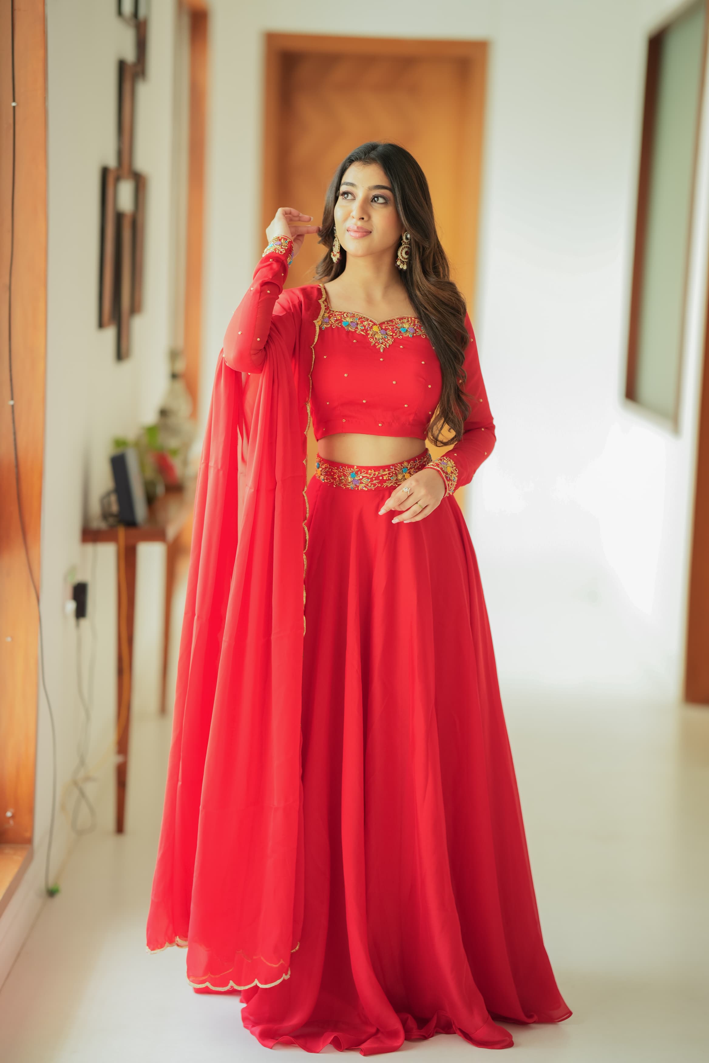 Exquisite Riya Handwork Lehenga Choli - Traditional Indian Bridal Dress for Weddings & Festivals | Perfect for Sangeet, Mehendi & Reception Ceremonies