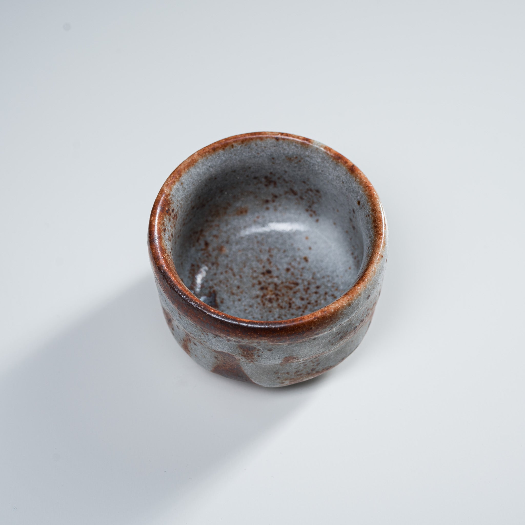 Handcrafted Mino Ware Pottery Sake Cup & Teacup - Traditional Japanese Shino Glaze Ceramic for Sake, Tea or Coffee - Perfect for Japanese Tea Ceremony, Gift Giving & Home Decor