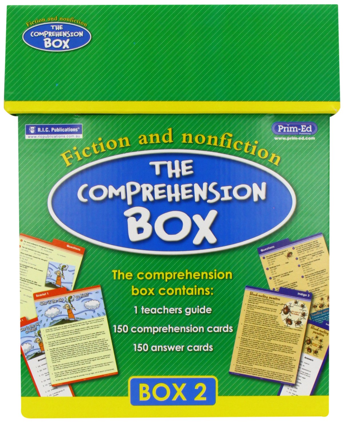 The Comprehension Box 2 - Reading Skills Practice for Grades 4-6 | Improve Literacy & Critical Thinking | Perfect for Homeschooling & Classroom Learning