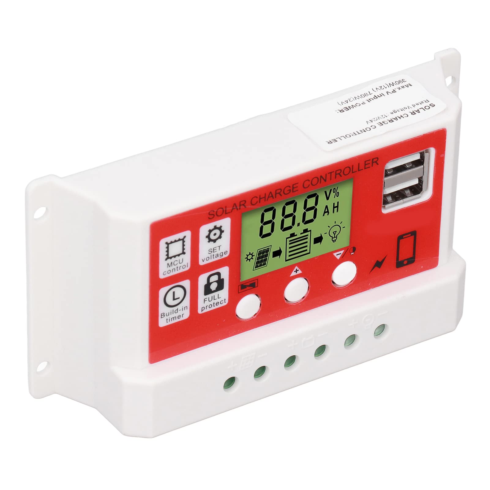 20A Solar Charge Controller for Power System - Outdoor & RV Use