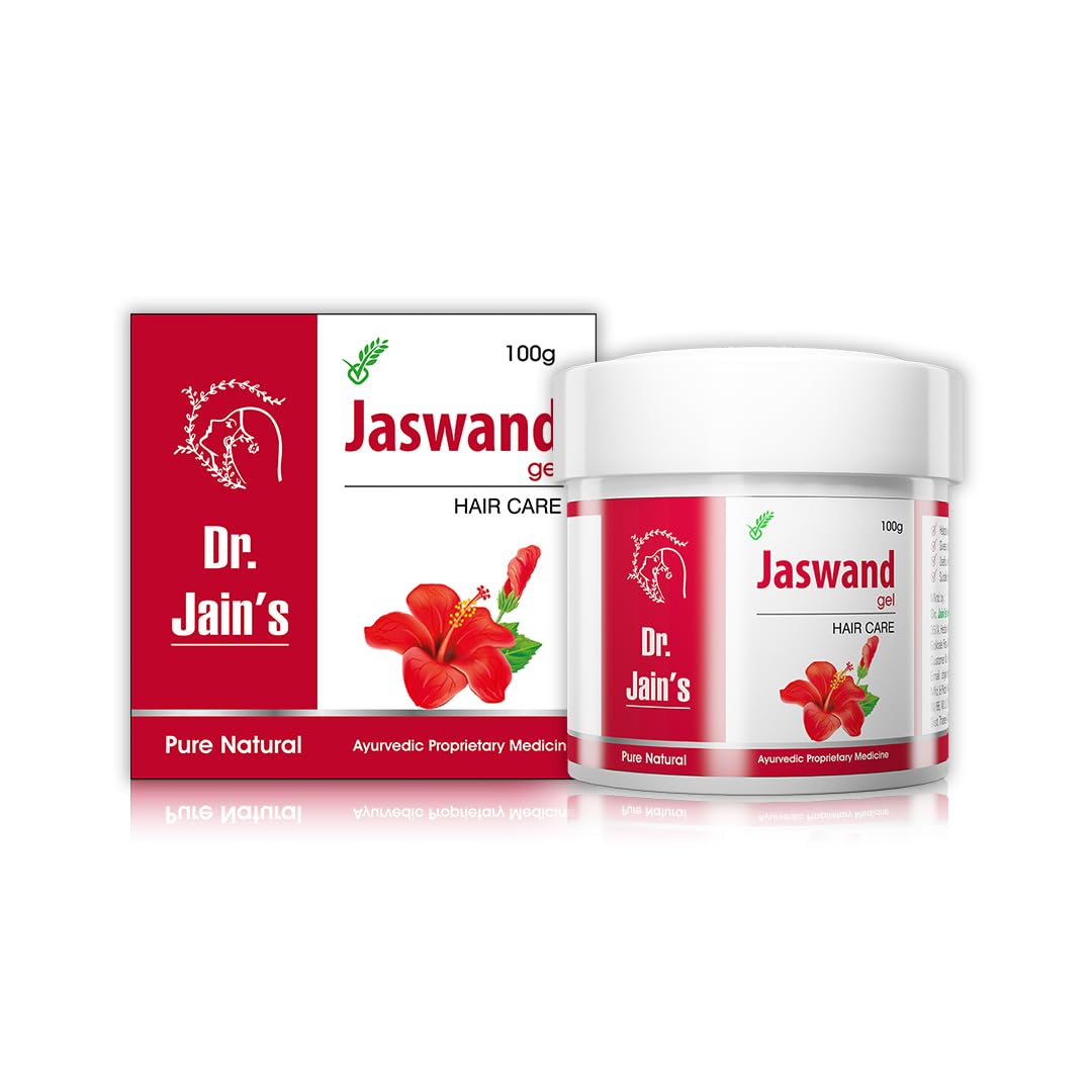 DR.JAIN'S Hibiscus Hair Gel 100g - Natural Hair Care for Growth, Shine & Scalp Health | Perfect for Daily Styling & Damaged Hair Repair