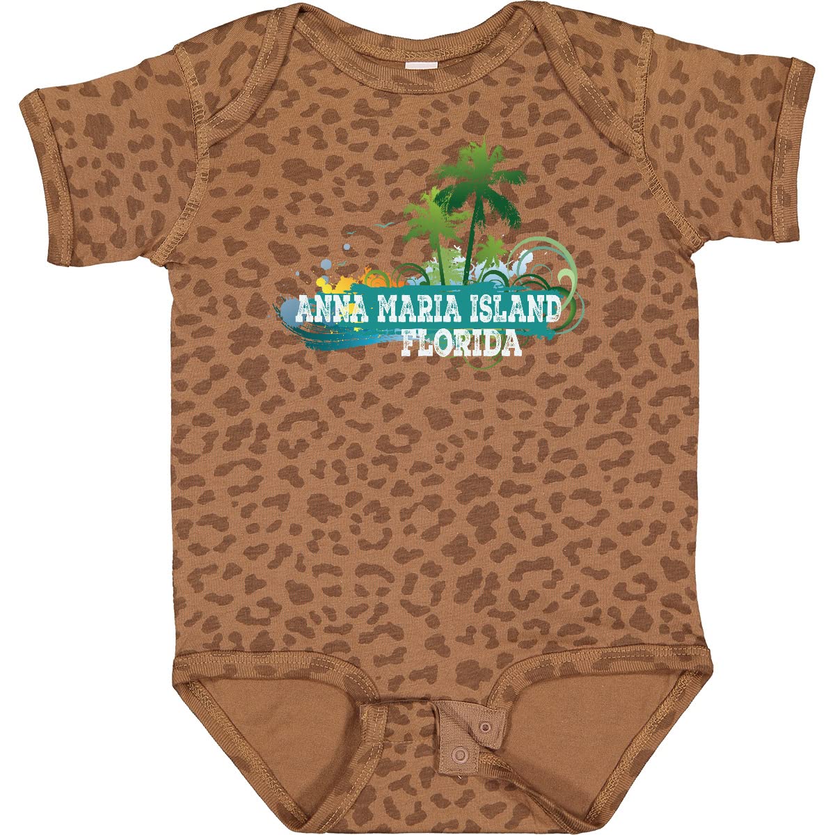 Inktastic Anna Maria Island Florida Baby Bodysuit - Soft Cotton Infant Onesie for Beach Vacation & Family Photos