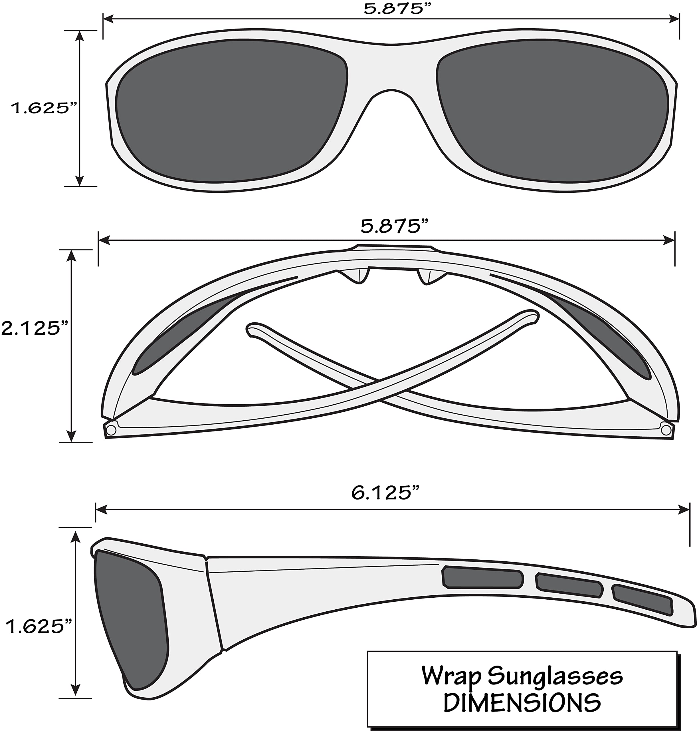 Houston Texans Wrap Sunglasses for Men & Women - Polarized Sports Sunglasses for Outdoor Activities, Running, Cycling, and Fishing - Siskiyou Sports Official