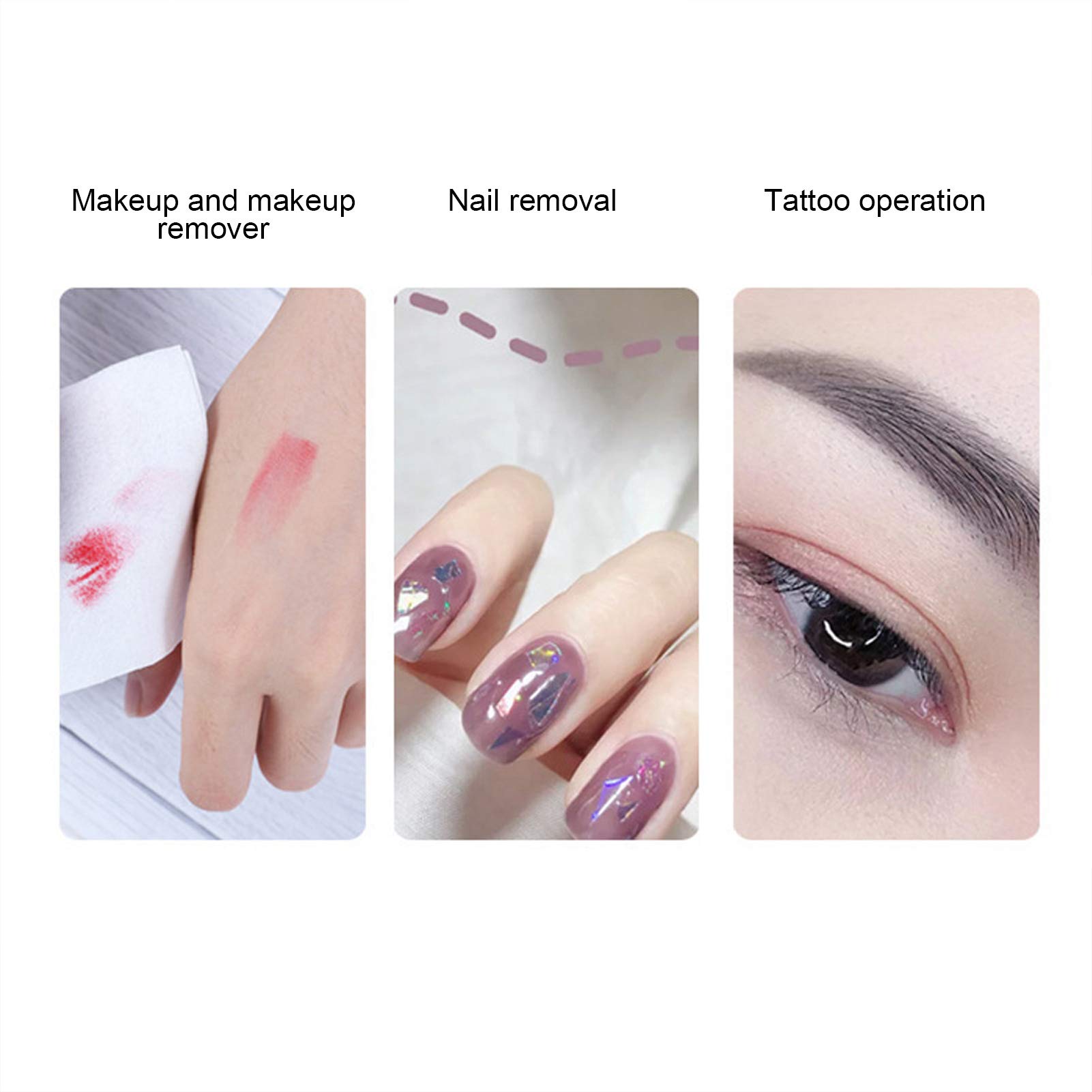 **Soft Absorbent Thickened Makeup Remover Cotton Pads - Gentle Facial Skin Care & Tattoo Artist Work - Perfect for Daily Makeup Removal & Skincare Routine**