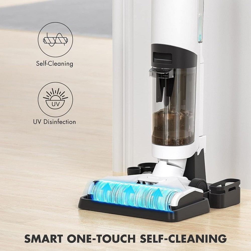 PowerScrub II Wet & Dry Vacuum Floor Cleaner - Powerful 2-in-1 Hard Floor Cleaner for Tile, Laminate & Hardwood - Perfect for Kitchen, Bathroom & Pet Areas Cleaning