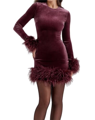 Feather Fur+ Winered