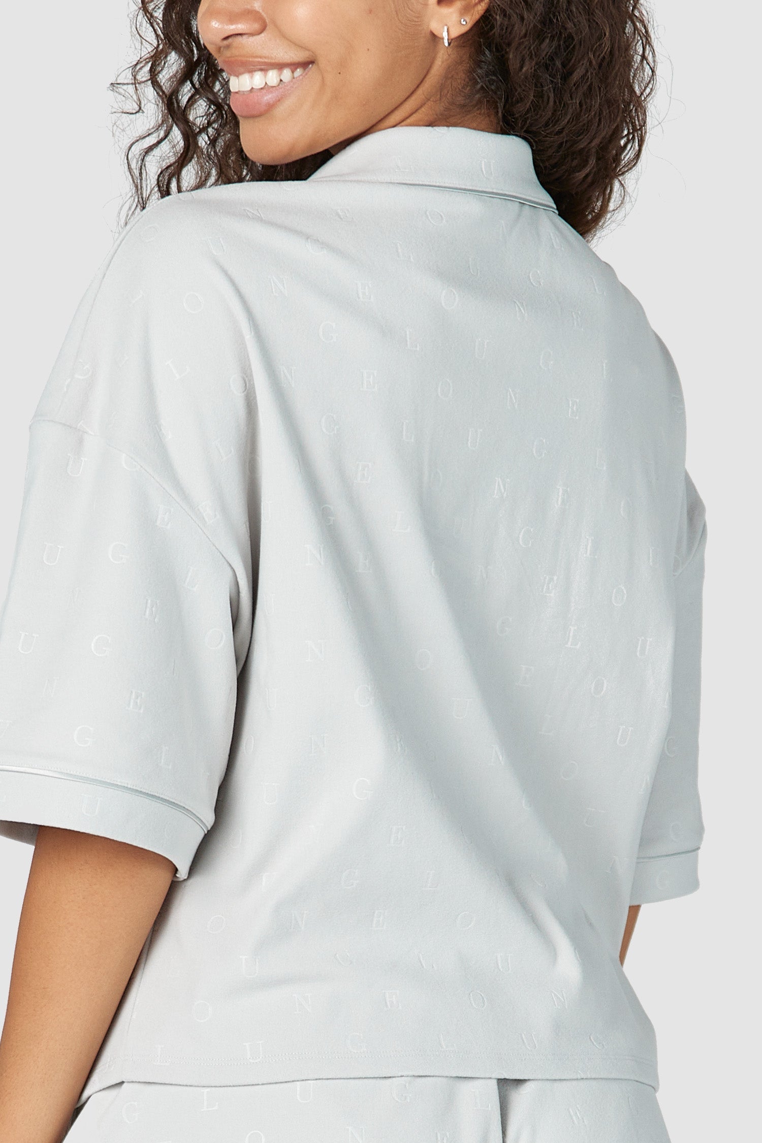 Luxury Embossed Cotton Pajama Shirt for Men - Soft & Comfortable Sleepwear - Perfect for Lounging, Travel & Relaxation at Home