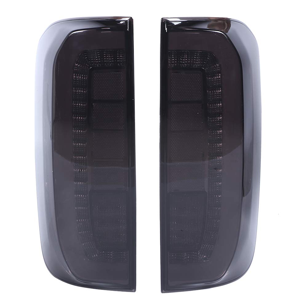 LED Tail Lights Assembly for Nissan Navara NP300 D23 (2016-2020) - Smoked Shell with Sequential Turn Signals & Brake Lights | Upgrade Your Truck's Style & Safety for Night Driving & Off-Road Adventures