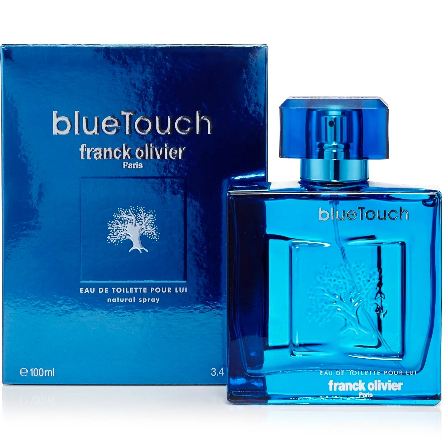 Blue Touch 3.4 oz Eau de Toilette for Men - Fresh & Long-Lasting Cologne | Perfect for Daily Wear, Office & Date Nights