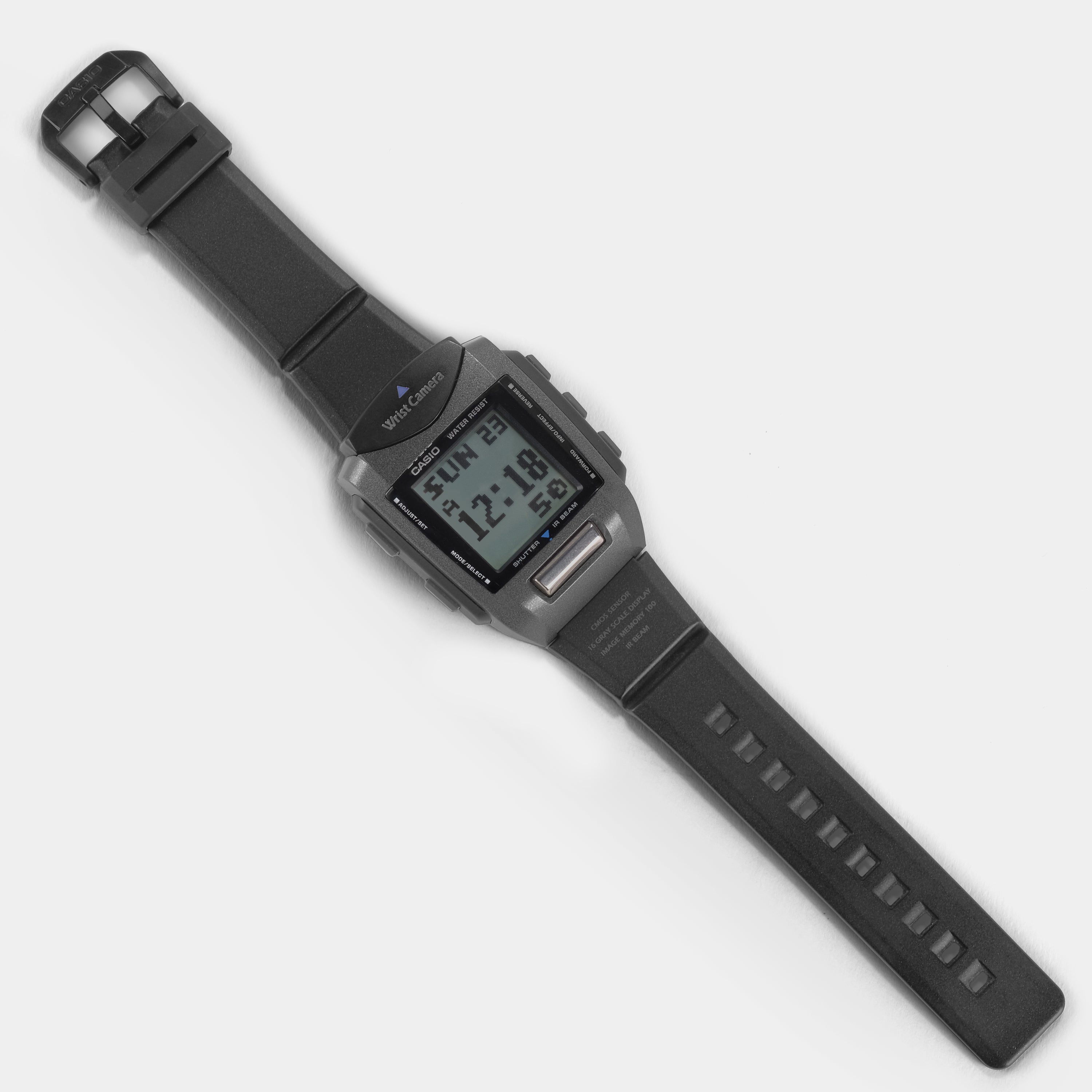 Casio WQV-1 Digital Watch Camera Module No. 2220 - Vintage Wristwatch with Built-in Camera for Photography Enthusiasts & Collectors - Perfect for Retro Fashion, Spy Cosplay, and Unique Gadget Gifts