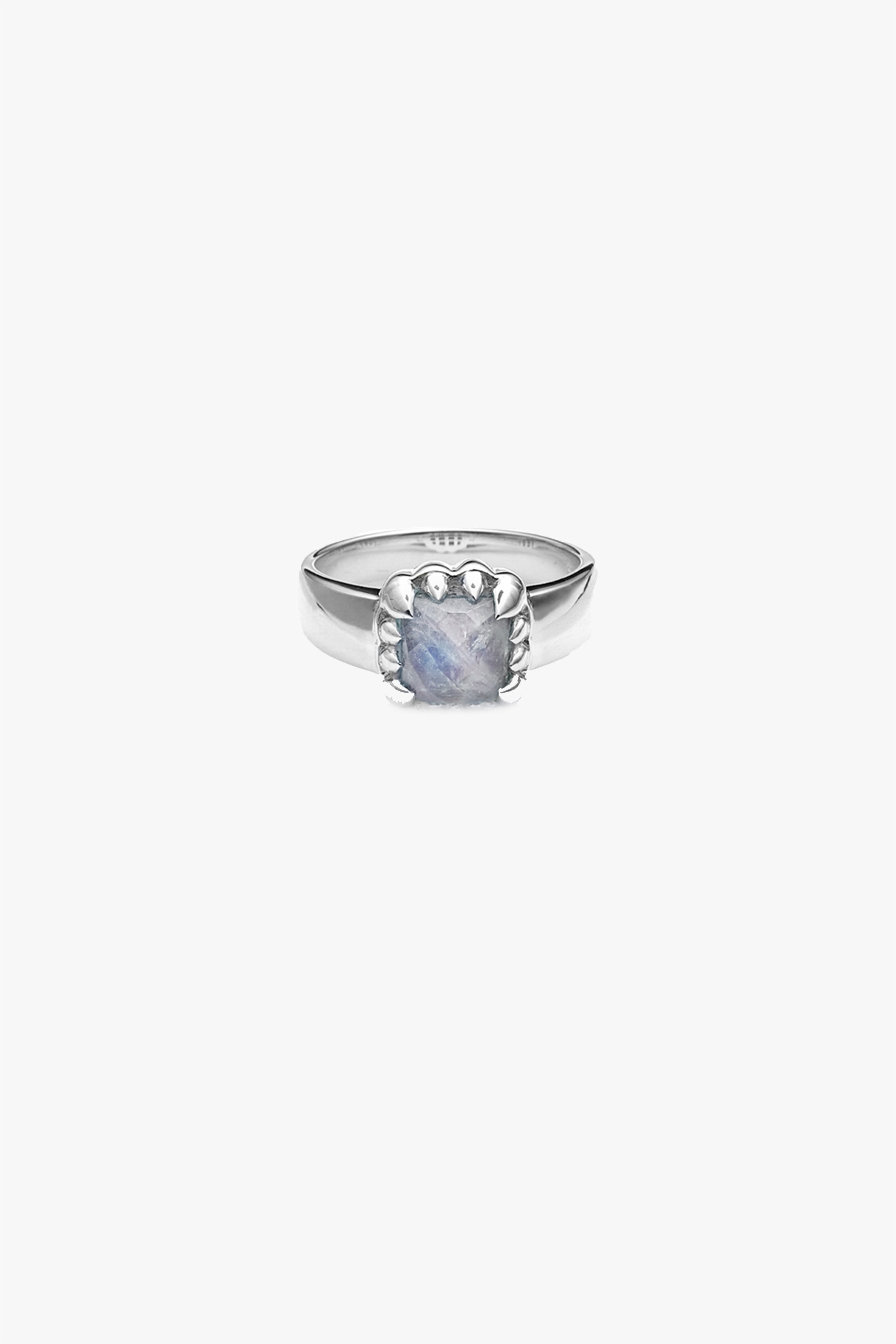 Natural Moonstone Baby Claw Ring for Women - Elegant Boho Jewelry Gift for Birthdays, Meditation & Spiritual Healing