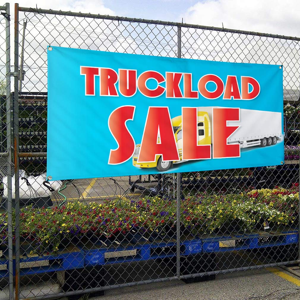 Vinyl Banner 48x96 Inches - Weatherproof Outdoor Advertising Sign with 8 Grommets for Business, Yard & Industrial Use | Multiple Sizes Available | Perfect for Trade Shows, Storefronts & Event Signage