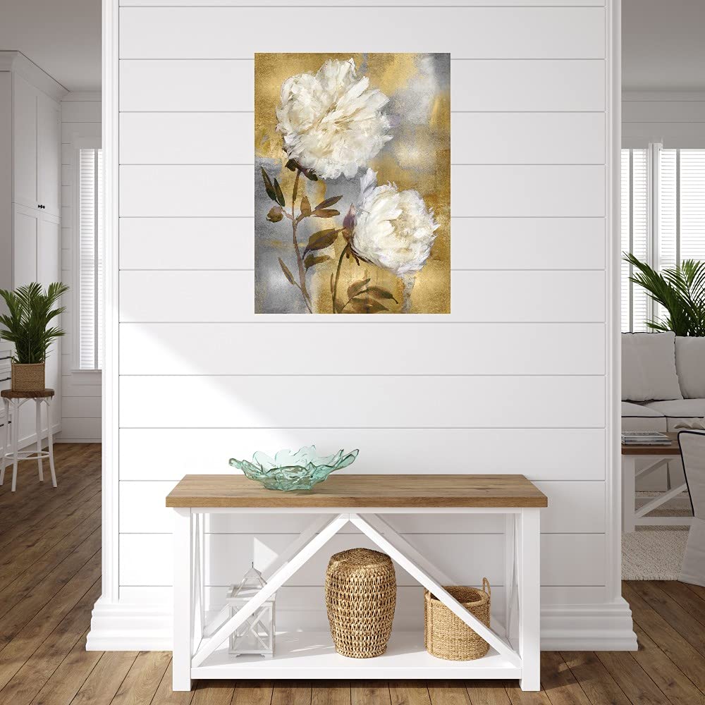 Tania Bello Shimmer Canvas Wall Art - 42x56 Inch Fine Art Painting for Living Room, Bedroom, Office Decor - Ready to Hang Stretched Canvas - Modern Home & Business Wall Decor for Relaxing Spaces