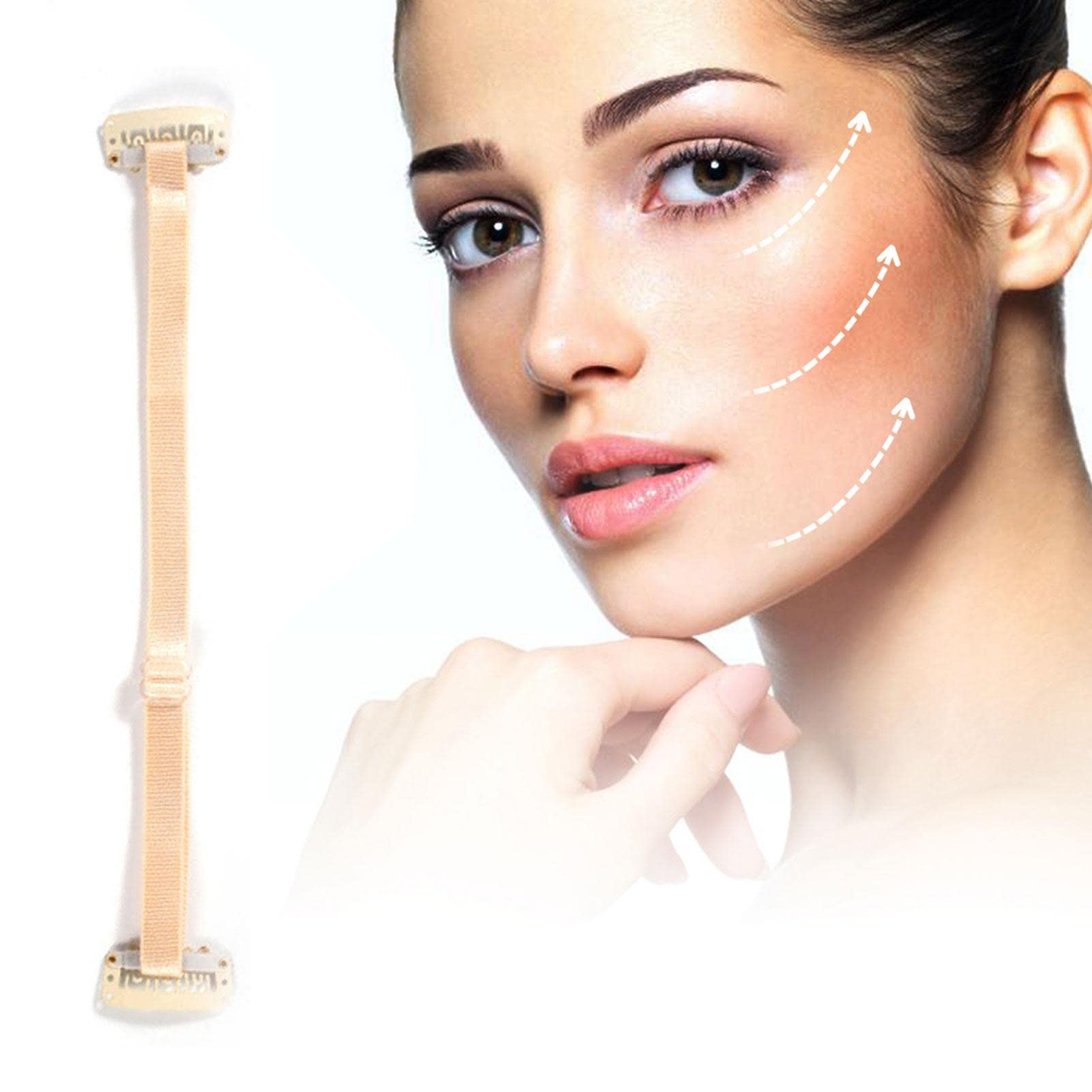 Haoduo Instant Face Lift Band - Invisible Facelift Bands & Hairpins for Wrinkle Removal & Face Slimming with Clips | Reduce Fine Lines & Eye Bags | Perfect for Daily Use, Special Occasions & Beauty Routines
