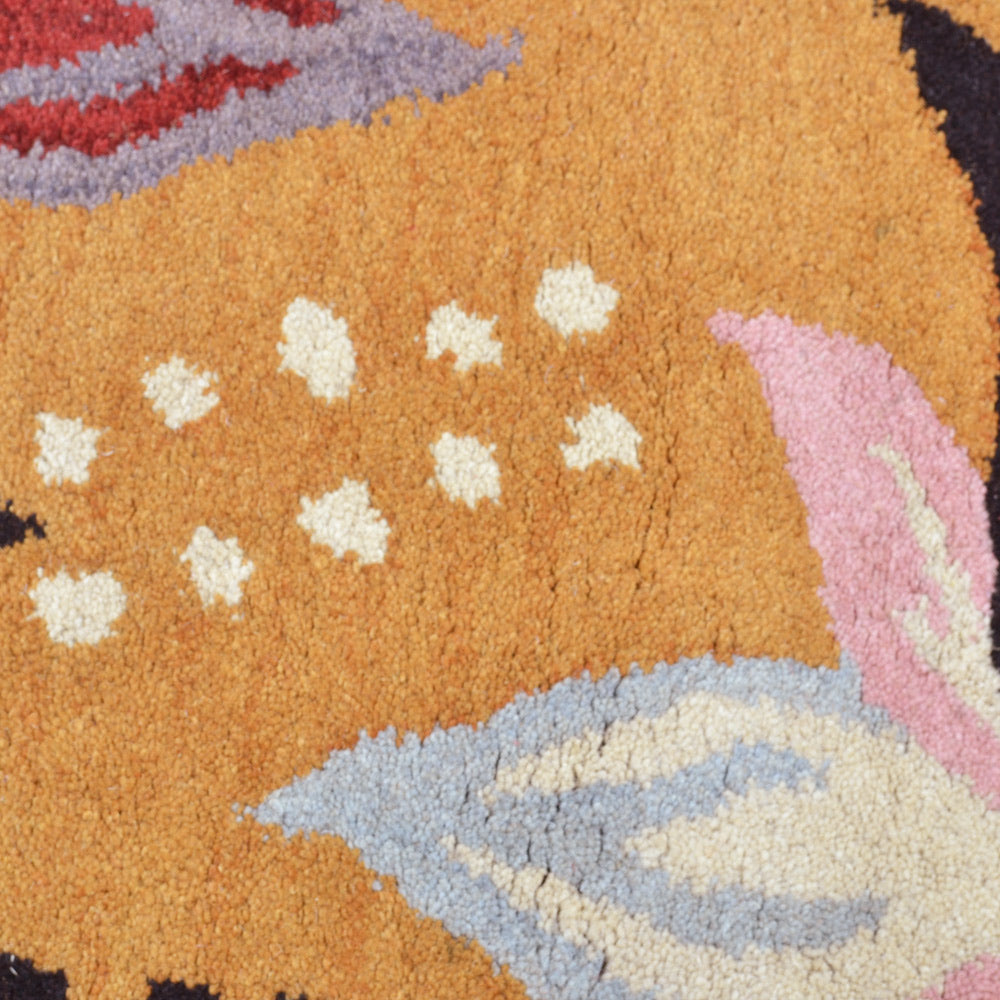 Blue Eyed Grass Hand Tufted Wool Rug - Soft Bohemian Area Rug for Living Room, Bedroom & Nursery Decor