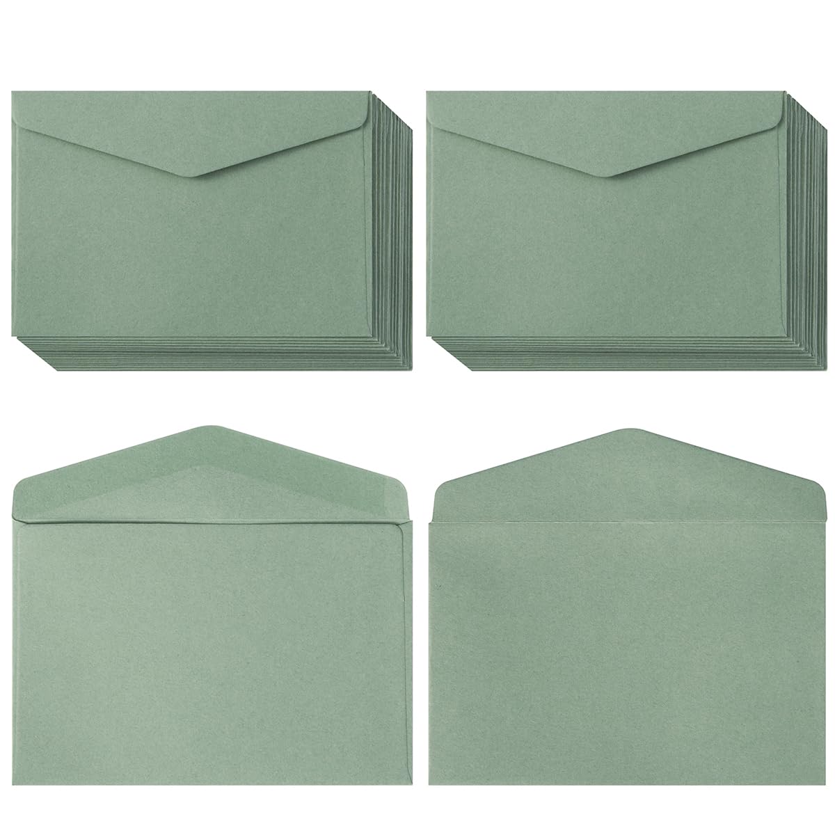 120 Pack Kraft Mini Envelopes 4.13