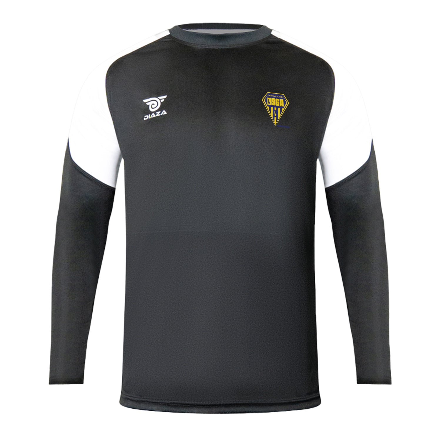 Diamond State Academy Long Sleeve Training Shirt - Black - Perfect for Gym Workouts & Martial Arts Training