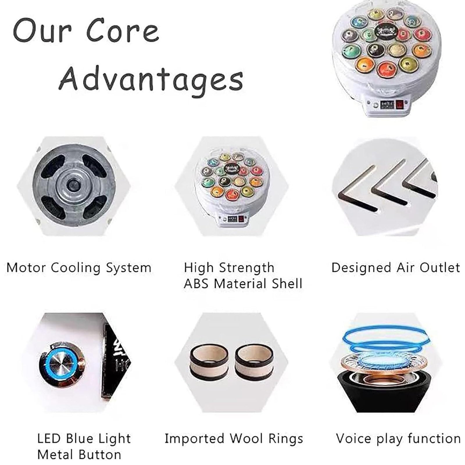 Automatic Billiard Ball Polishing & Cleaning Machine for 16/22 Balls - Pool Ball Washer & Polisher for Professional & Home Use - Perfect for Pool Halls, Game Rooms & Home Entertainment