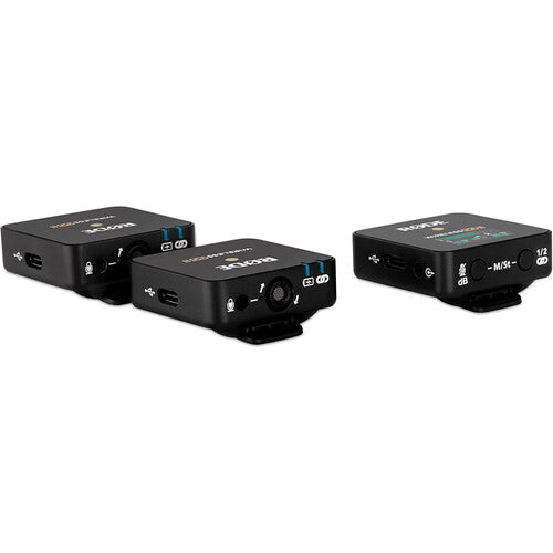 Rode Wireless GO II Compact Digital Wireless Microphone System for 2 Persons - 2.4GHz Black | Perfect for YouTube, Vlogging, Interviews & Live Streaming