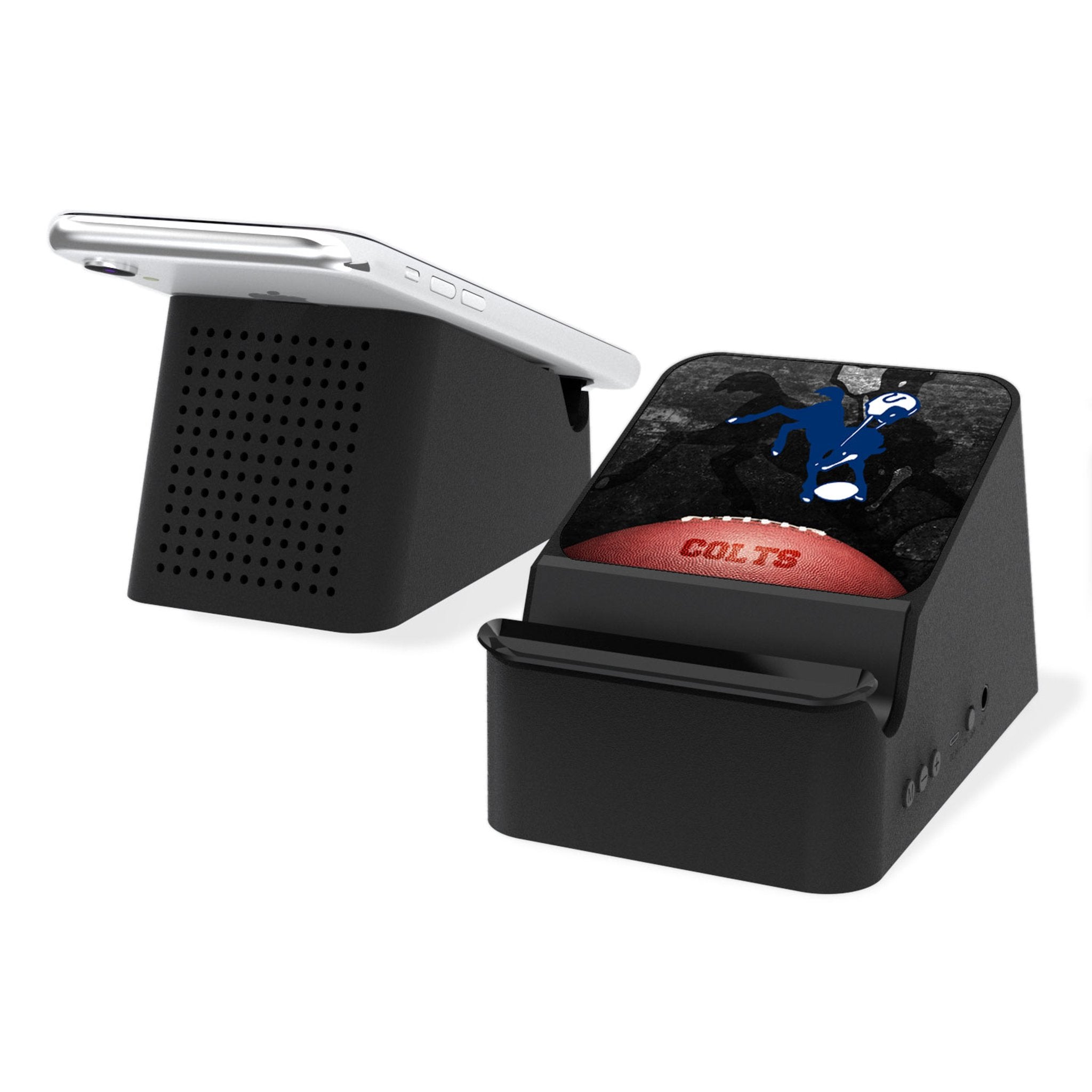 Baltimore Colts 1946 Historic Collection - Wireless Charging Station with Bluetooth Speaker - Perfect for NFL Fans, Home Decor & Vintage Sports Memorabilia Display