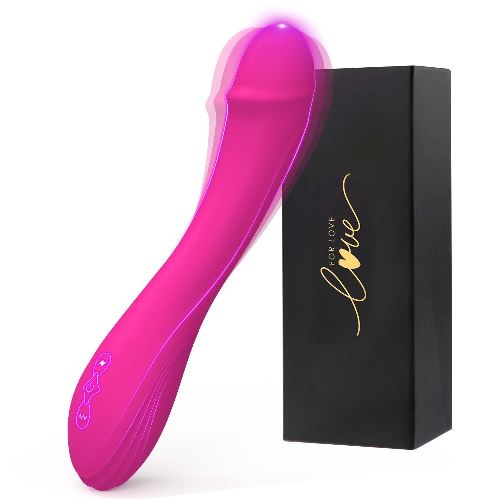 Powerful Clitoral Vibrator for Women - 10 Speed G Spot & Clitoris Stimulator, Rechargeable Adult Sex Toy for Couples & Solo Play (Red) - Perfect for Romantic Nights & Self-Care Moments