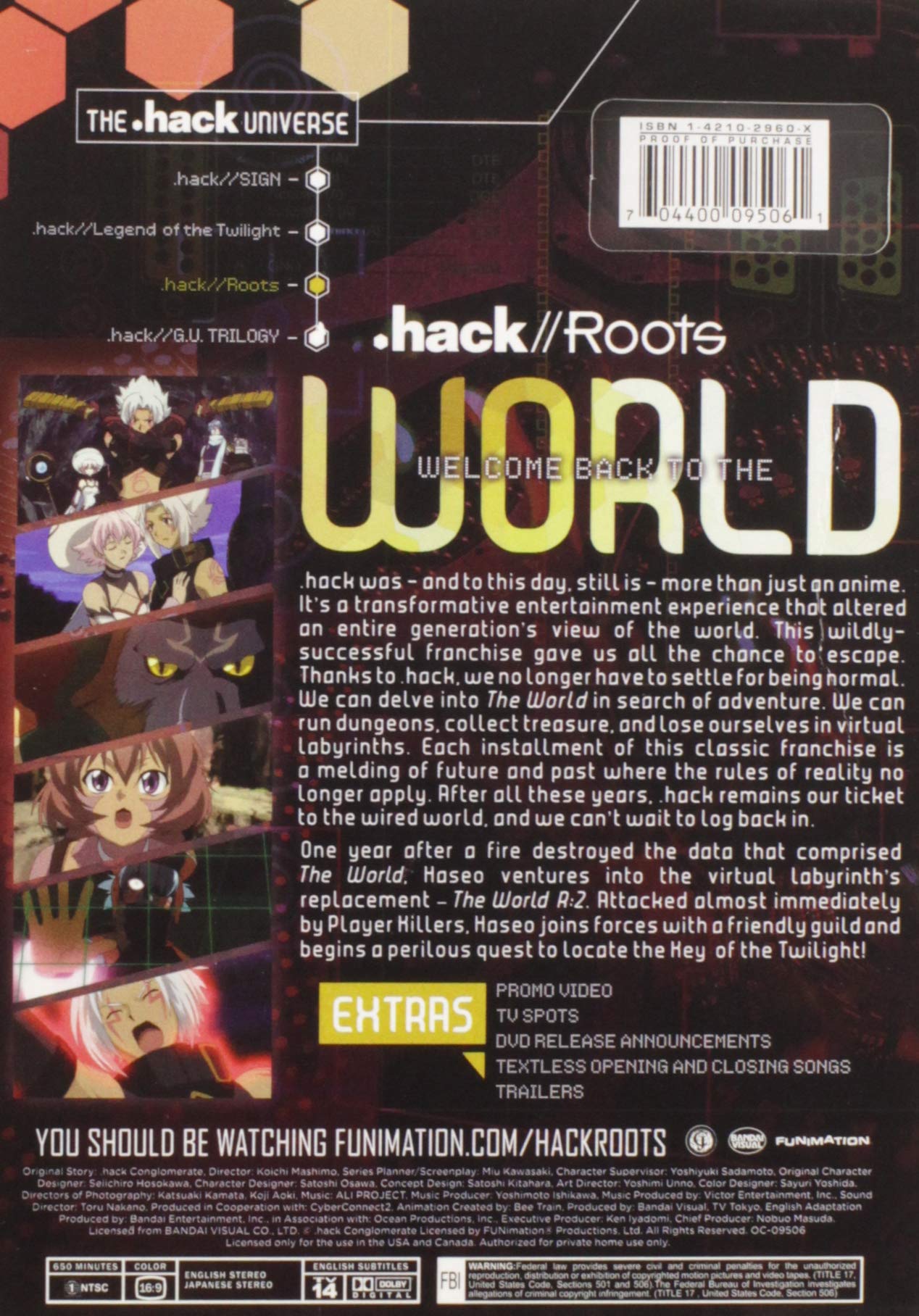 Hack //Roots: Complete Anime DVD Box Set - Limited Edition for Fans & Collectors | Perfect for Binge-Watching, Gift Giving & Anime Lovers | Watch at Home or Anime Parties