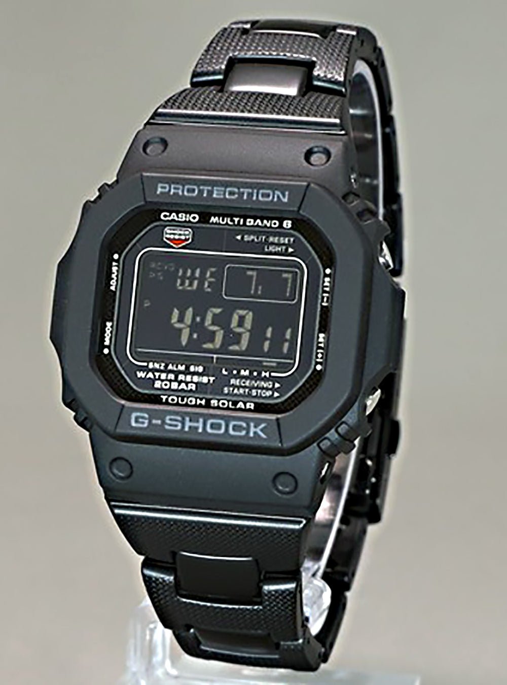 CASIO G-Shock GW-M5610U-1JF Solar Atomic Digital Watch - Tough & Waterproof for Outdoor, Sports & Military Use