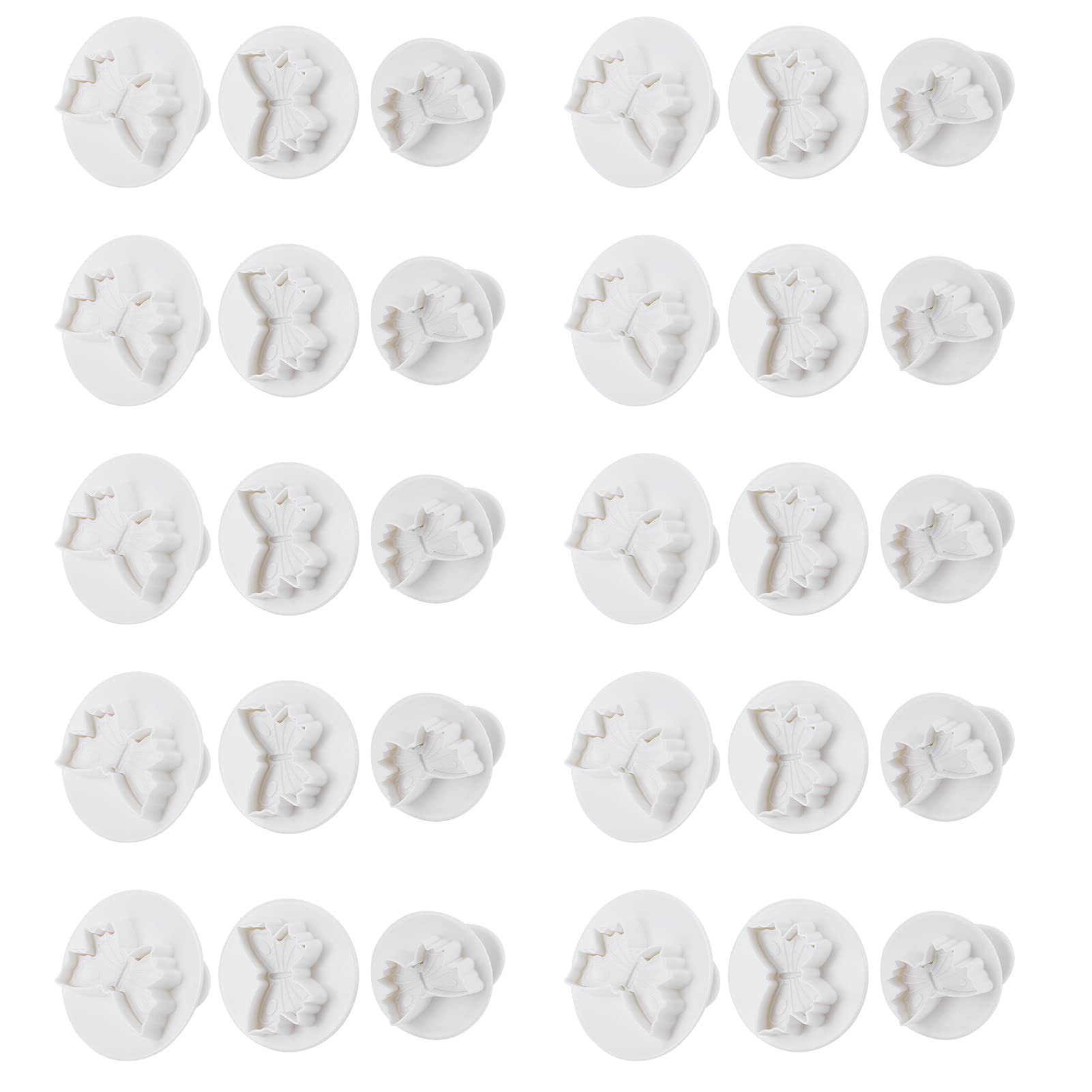 10-Piece Butterfly Pattern Cake Decorating Mold Set - Spring Themed Biscuit Cutters, Dishwasher Safe Baking Supplies for Home Kitchen, Perfect for Cakes, Cookies & Chocolate Making - Ideal for Birthday Parties, Wedding Desserts & Holiday Baking