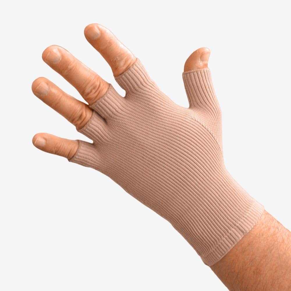 Exo Strong Compression Gloves for Arthritis & Carpal Tunnel Relief - XL Black (20-30 DIPs) - Wrist Support for Typing, Gaming & Daily Activities