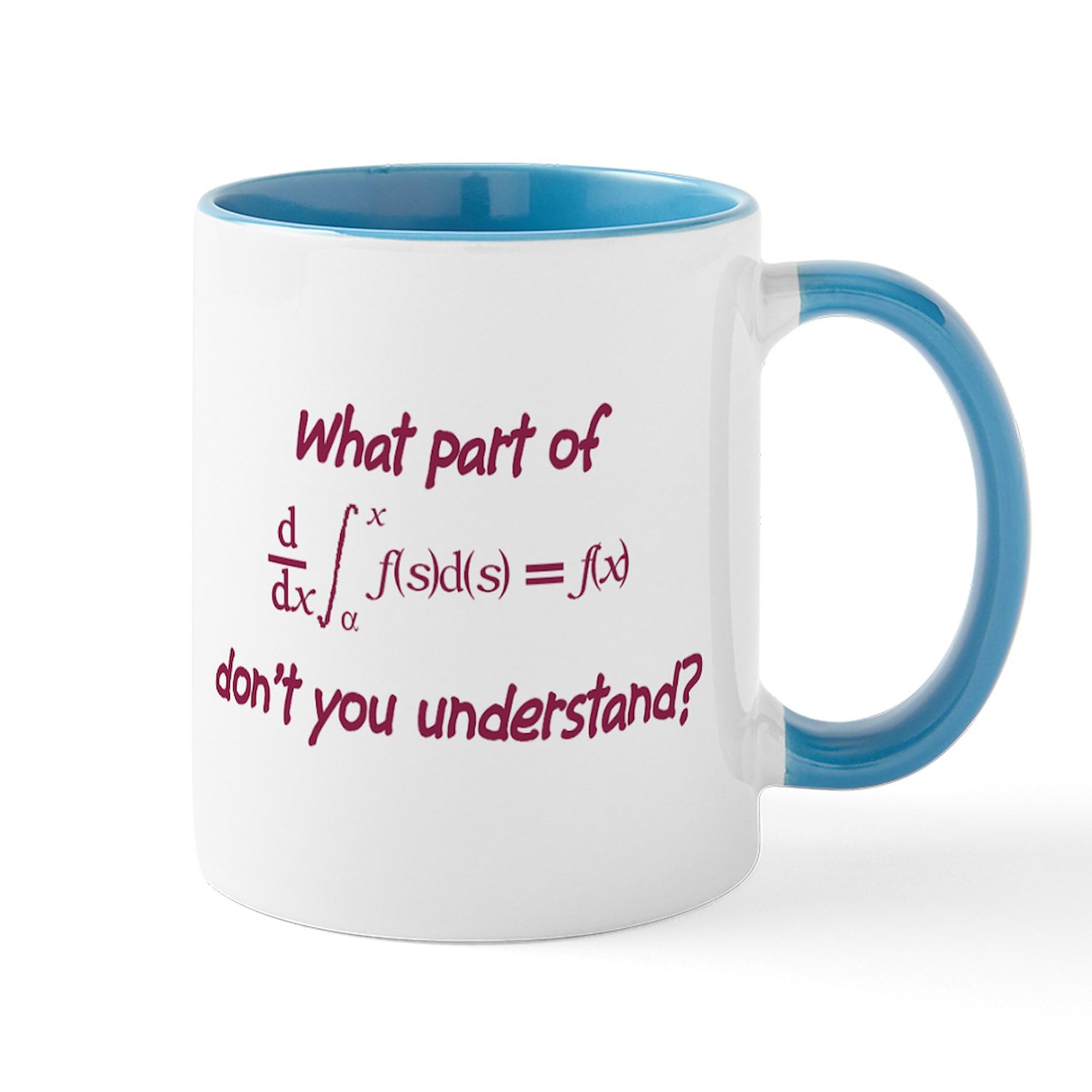 11 oz (325 ml) Ceramic Coffee Mug with Calculus Equation - Perfect for Math Teachers, Students & Science Lovers - Ideal for Classroom, Office or Home Use