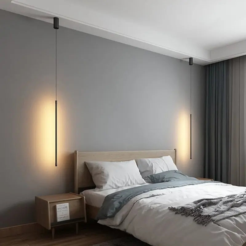 Colette Modern Hanging Lights for Bedroom - Elegant Ceiling Pendant Lighting Fixture with Adjustable Height, Perfect for Bedside, Reading Nook, and Dressing Area