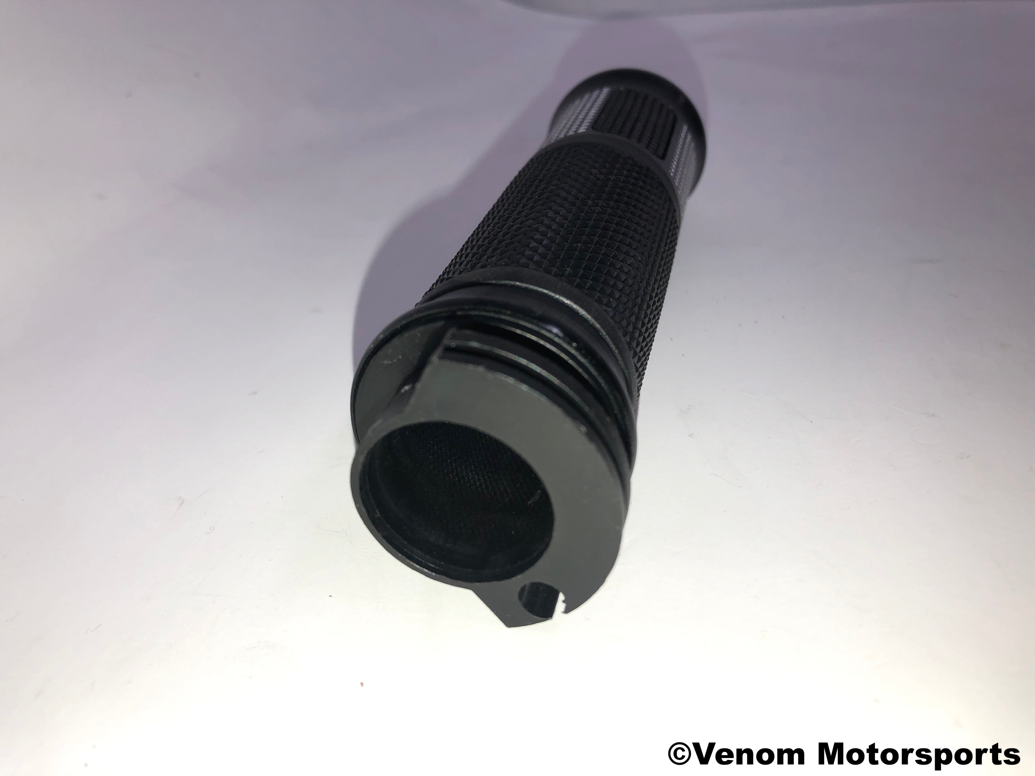 X18 50cc GY6 Motorcycle Replacement Handgrips Set - Left & Right Side (Black) - Compatible with Scooters & ATVs - Perfect for Comfort & Vibration Control While Riding