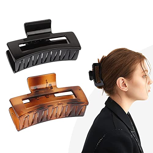 Glamifirsto Hair Claw Clips for Women - Strong Hold Matte Hair Clips for Thick Hair, Fashion Hair Styling Accessories for Girls & Women, Large Hair Clips - Perfect for Updos, Ponytails & Everyday Hairstyles