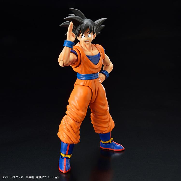 Figure Rise Standard Dragon Ball Z Son Goku New Spec Version Action Figure Model Kit - Perfect for Anime Collectors & DBZ Fans Display or DIY Building Fun