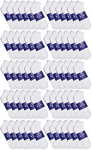 72 Pairs Womens White