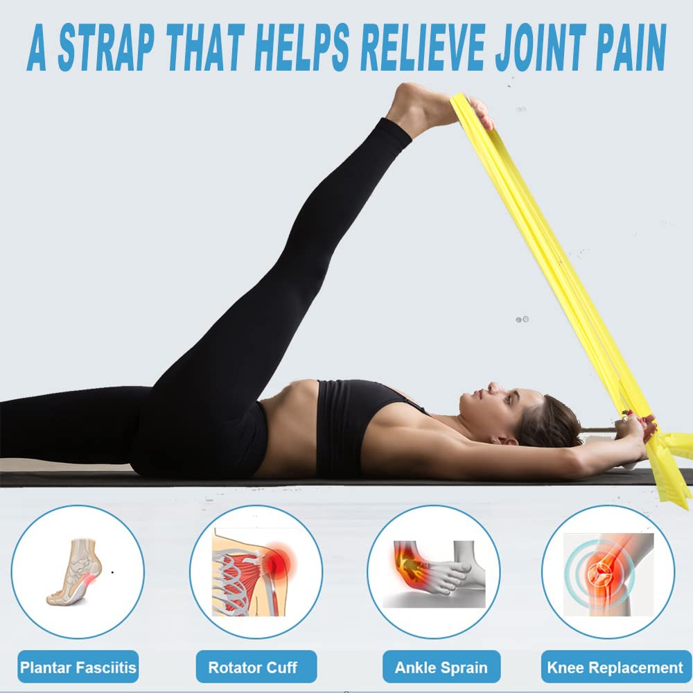 Premium Resistance Bands Set for Home Workouts & Physical Therapy - 59