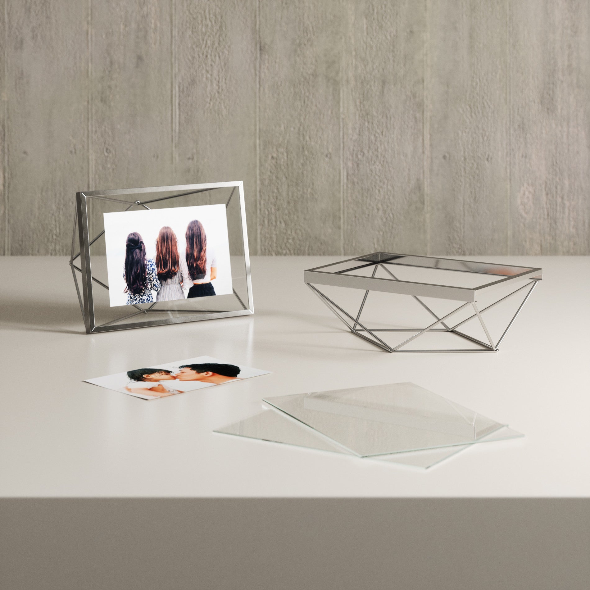 Prisma Picture Frame - Elegant Modern Photo Display for Wall & Tabletop - Perfect for Home Decor, Office, and Gift Giving