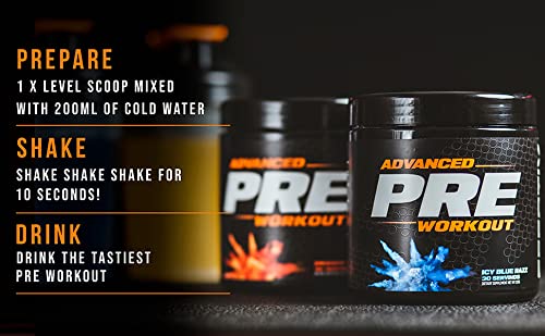 Efectiv Nutrition PRE 225g Pre Workout Powder - Focus, Energy & Dynamine Supplement for Intense Training & Gym Performance | Pre-Workout for Men & Women