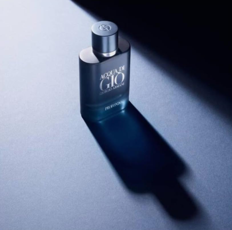Giorgio Armani Acqua Di Gio Profondo Men's Cologne - 4.2 oz Eau De Parfum Spray | Fresh Aquatic Scent for Day & Night Wear | Perfect for Work, Date Night & Special Occasions