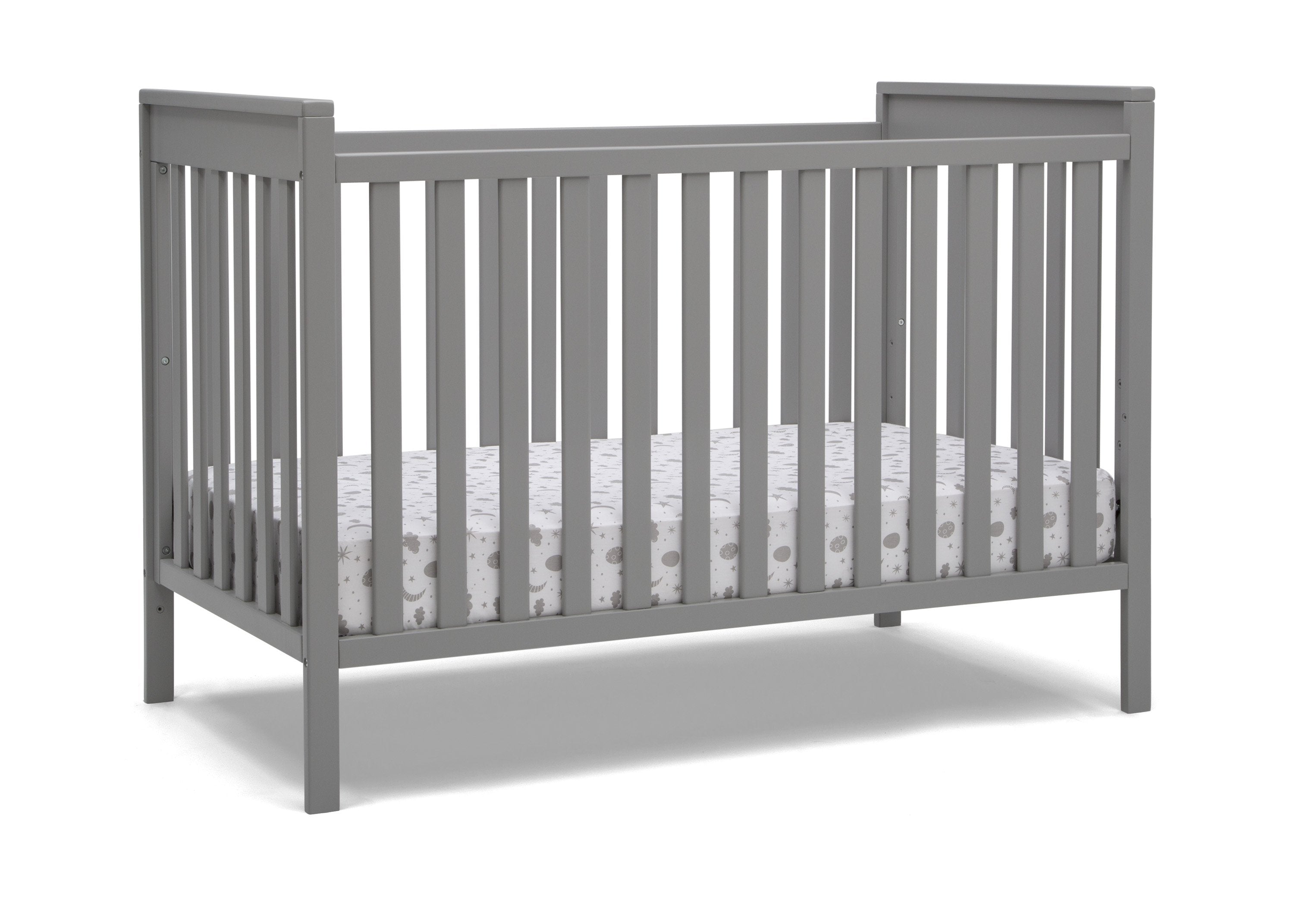 Mercer 6-in-1 Convertible Baby Crib with Toddler Rail - White Nursery Furniture for Newborn to Full Size Bed | Perfect for Nursery, Bedroom & Guest Room