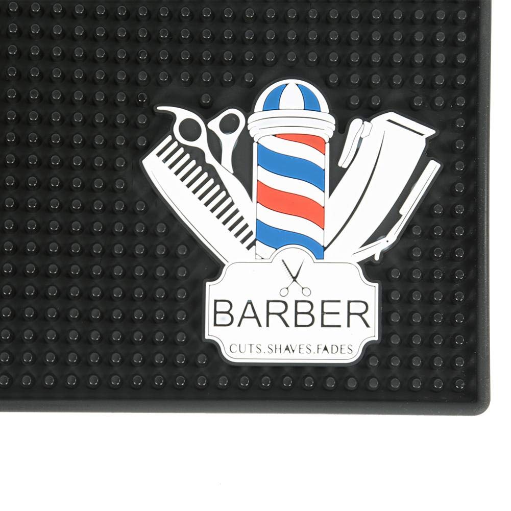 Heat Resistant Silicone Mat for Hair Styling Tools - Universal Fit for Flat Irons, Curling Wands & Hair Dryers | Salon-Grade Protection for Countertops & Vanity Tables | Perfect for Home & Professional Hair Styling